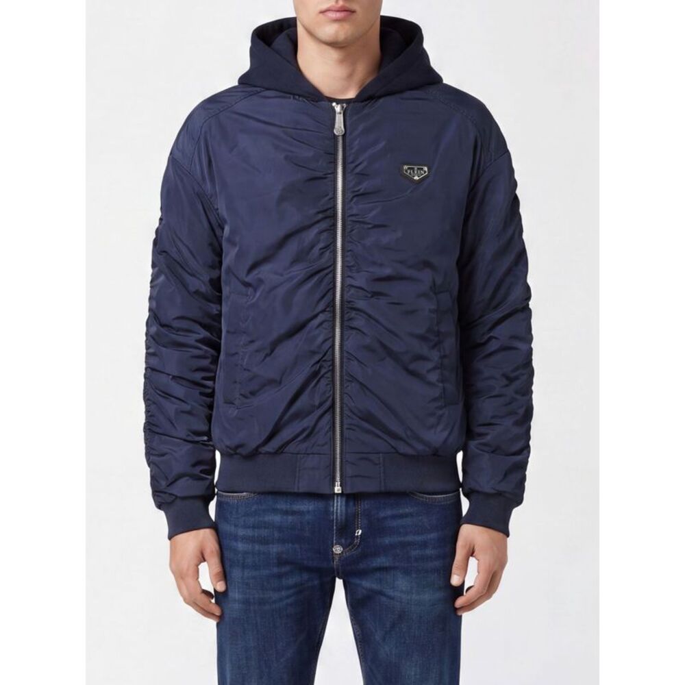 Philipp Plein Jacket Men Blue